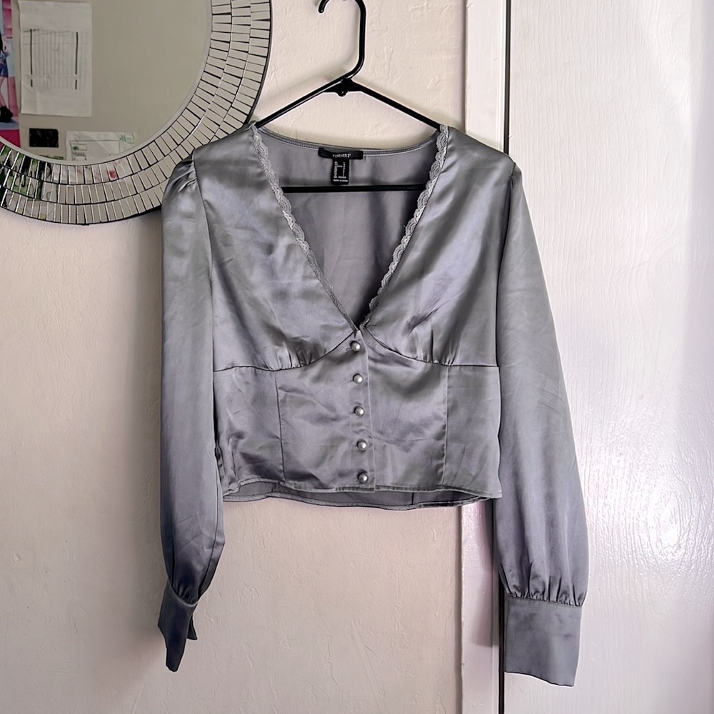 Forever 21 silky blouse